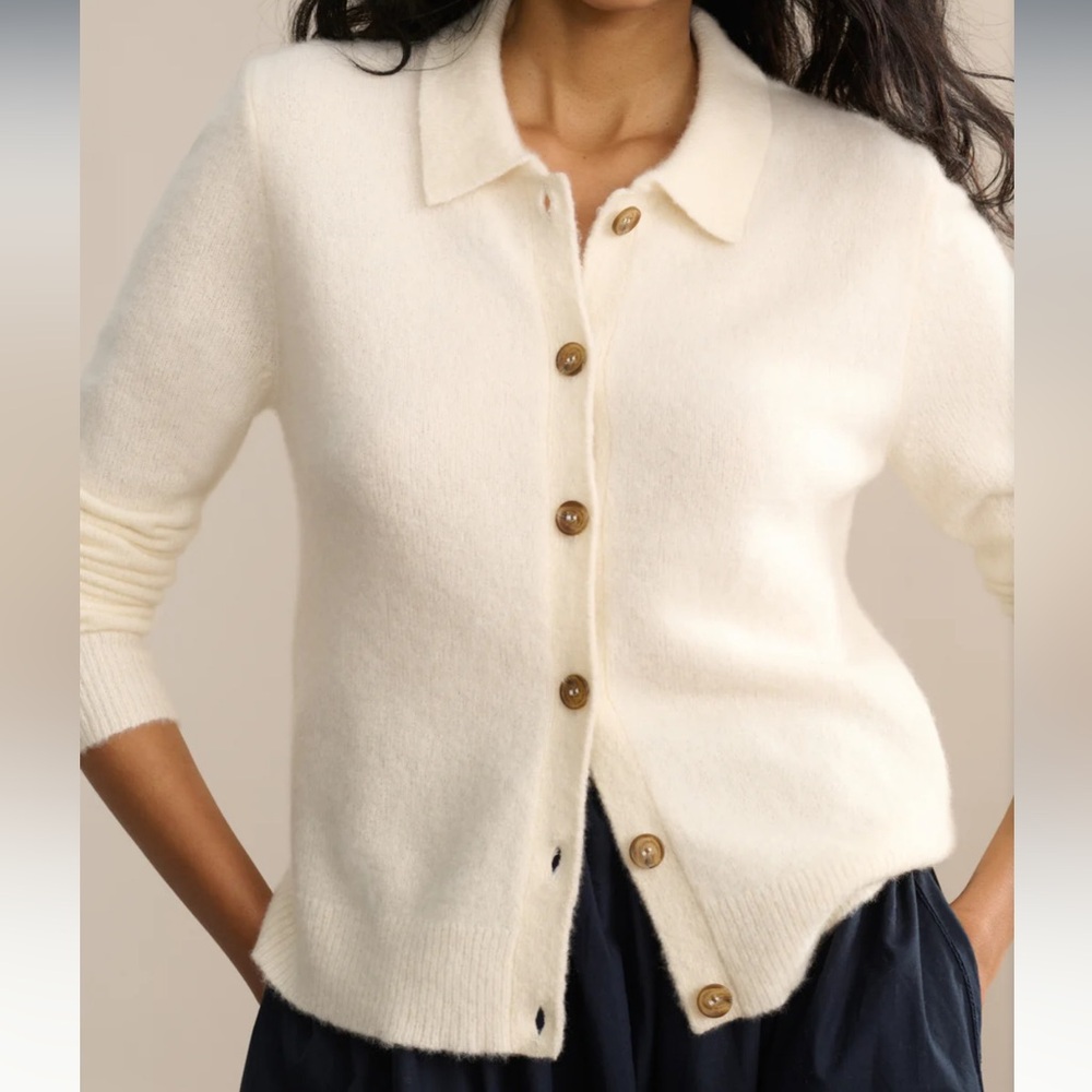 Jenni Kayne Murphy Cardigan - ivory - small